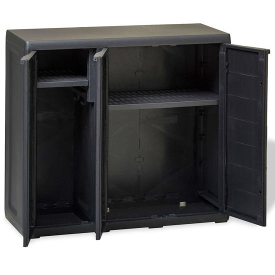 Convenience Boutique / Outdoor Garden Storage Cabinet with 2 Shelves ...