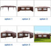 Picture of Outdoor 10' x 20' Easy Pop Up Canopy Tent - Brown