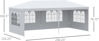 Picture of Outdoor 10' x 20' Gazebo Canopy Tent with 4 Removable Walls - White