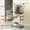 Picture of Portable Rolling Clothes Rack - 3 Tier