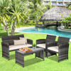 Picture of Outdoor Furniture Set - 4 pc Gray