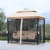 Picture of Outdoor Daybed Swing with Canopy