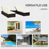 Picture of Outdoor Lounge Chairs with Table - 3 Piece Black