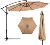 Picture of Outdoor 10' Patio Hanging Umbrella - Tan