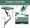 Picture of Outdoor Portable Folding Picnic Table Set - Green