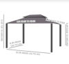 Picture of Outdoor Hardtop Aluminum Frame Gazebo