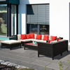 Picture of Outdoor Patio Sectional Furniture Set - Brown