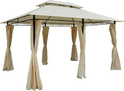 Picture of Outdoor Patio Gazebo with Curtains