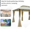 Picture of Outdoor Patio Gazebo with Curtains