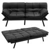 Picture of Convertible Futon Sofa Bed - Black