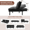 Picture of Convertible Futon Sofa Bed - Black