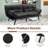 Picture of Convertible Futon Sofa Bed - Black