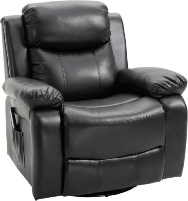 Picture of Recliner Massage Chair with Remote Control - Black