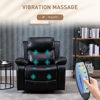 Picture of Recliner Massage Chair with Remote Control - Black