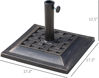 Picture of Outdoor Umbrella Holder Base 17.5" - Bronze Finish