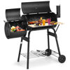 Picture of Outdoor BBQ Charcoal Offset Smoker