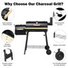 Picture of Outdoor BBQ Charcoal Offset Smoker