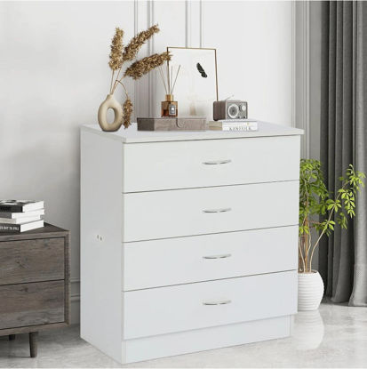 Picture of Bedroom Storage Dresser - White