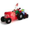 Picture of 9' Christmas Decor Santa Claus