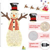 Picture of 3.5' Christmas Decor Snowman with Lights