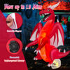 Picture of 8' Outdoor Holiday Decor Red Dragon