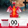 Picture of 8' Outdoor Holiday Decor Red Dragon