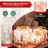 Picture of Christmas Gift Boxes with Lights - 3 pc