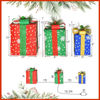 Picture of Christmas Gift Boxes with Lights - 3 pc