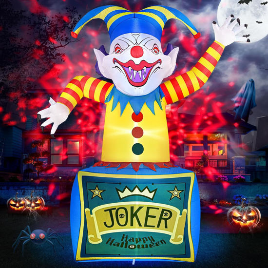 Picture of Halloween Decor Inflatable Clown - 8'