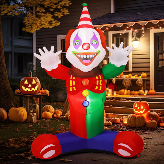 Picture of Outdoor Halloween Inflatable Clown